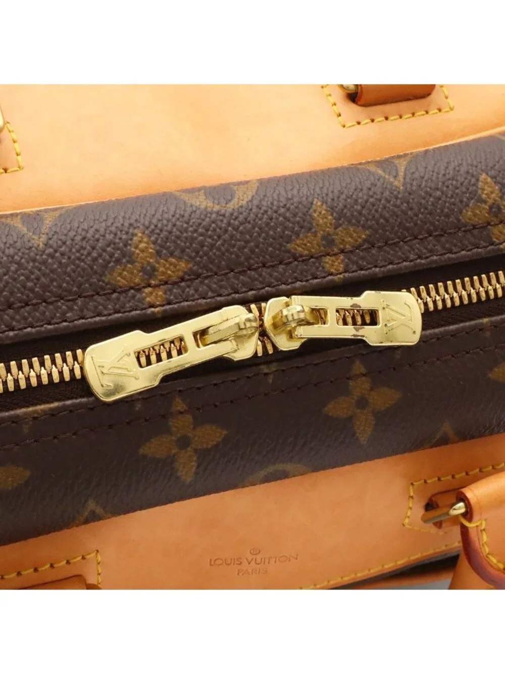 Louis Vuitton Monogram Bowling Vanity Deauville Mini Boston Bag Purse